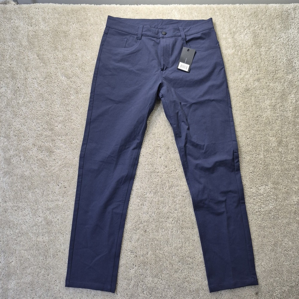 Ten Thousand The Tactical Pant Mens 33/31 Blue Cotton Active Chino Workwear New - Picture 8 of 14